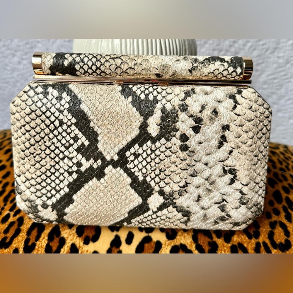 True Decadance Python Clutch